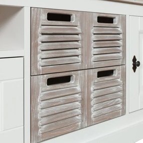 Set Living Cortina Alb Si Miere, 320 Cm