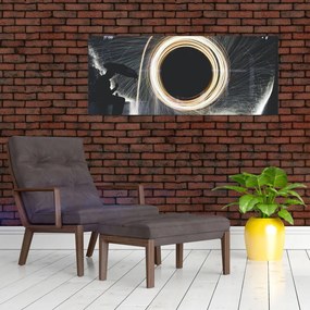 Tablou - Show de lumini în ploaie (120x50 cm)