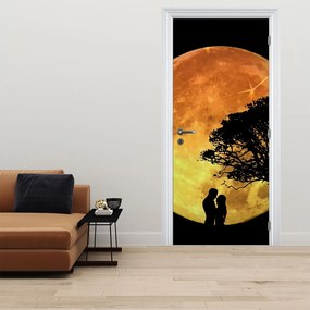Fototapet pentru ușă - Umbre la lumina lunii (95x205cm)