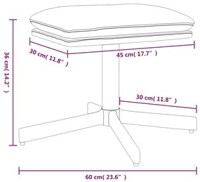 Fotoliu de relaxare cu taburet, rosu vin, piele ecologica Bordo