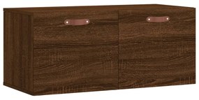 830059 vidaXL Dulap de perete, stejar maro, 80x36,5x35 cm, lemn compozit