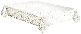 Crăciun Gold Stars față de masă din hârtie 120x180 cm