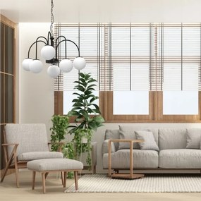 Lustră pe lanț CAMBRIDGE 6xE14/60W/230V neagră