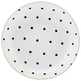 Set veselă 24 piese, din porțelan, multicolor