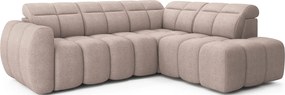 Colțar lemn masiv Extensibil Falcon 258x208cm Ladă Depozitare Personalizabil Electric
