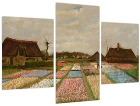Tablou - Vincent van Gogh, Flower Beds in Holland, reproducere (90x60 cm)