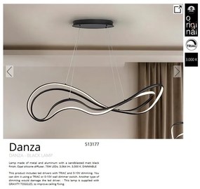 Lustra LED suspendata design modern circular Danza