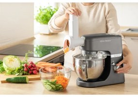 Robot de bucătărie cu castron din oțel inoxidabil Sencor 1000W/230V gri