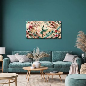 Tablou balerină abstractă printre flori