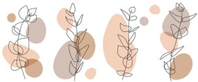 Tablou natura moartă minimalistă ale plantelor