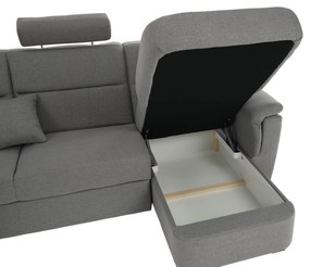 colţar în formă de U, material gri, dreapta, BORN U