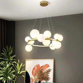 Lustra Isaura Gold,12 globuri