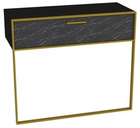 Masă decorativă Polka negru