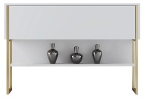 Măsuță consolă Luna 4 (auriu + Alb) . 1102310