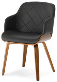 Scaun Sorien K (negru + nuc). 1111268