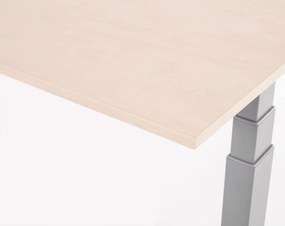 Birou reglabil electric Viva Upgrade 2.0, dual motor, 120 kg - 1360x680x18 - mesteacan - Negru