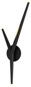 Aplica de perete minimalista LED Arrecife negru