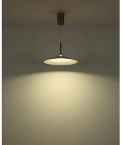 Globo 15635SA - Lustra suspendată pe cablu LAMPONE, LED 18W/230V, 4000K, crem