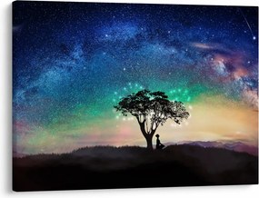 Tablou - Relaxare sub stele (70x50 cm)
