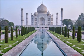 Tablou - Taj Mahal în răsăsrit de soare (90x60 cm)