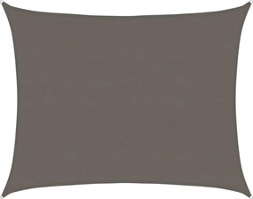 vidaXL Pânză parasolar, antracit, 6x8 m, HDPE, 160 g/m²