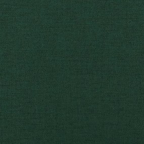 Taburet, verde inchis, 60x60x39 cm, material textil Morkegronn