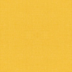 Scaune de bucatarie pivotante, 2 buc., galben mustar, textil 2, galben mustar