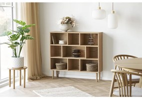 Măsuță Jena din stejar, naturală, ø40X40cm