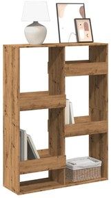 vidaXL Bibliotecă, stejar artizanal, 100x33x135 cm, lemn prelucrat
