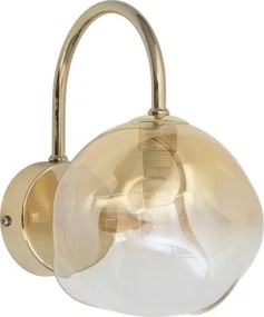 Brilagi - Lampă de perete VULCANO 1xG9/8W/230V aurie/bej fumuriu
