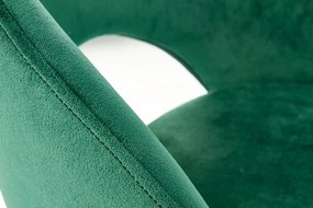 Scaun de bar H96 velvet verde