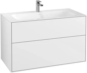 Villeroy &amp; Boch Finion dulap 99.6x49.8x59.1 cm sub chiuveta pe perete alb F02000GF