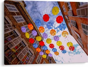 Tablou - Umbrele colorate (70x50 cm)