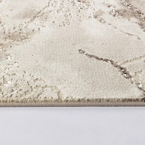 Covor Modern Living , Dormitor Dreptunghiular Marmara T160A Crem Bej (Alege dimensiunea: 125 x 200)