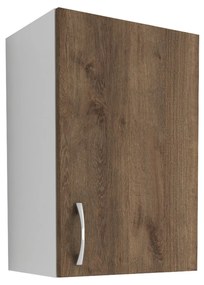 Corp Superior haaus, 1 Usa, Stejar Bronz/Alb, 40 x 30 x 60 cm