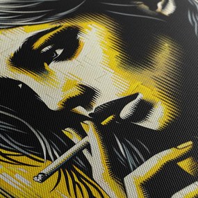 Tablou portret urban de femeie