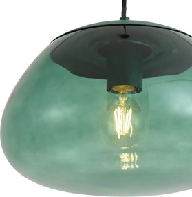 Pendul retro verde cu sticlă verde - Giselle
