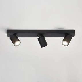 Corp aplicat cu 3 spoturi directionabile Moon 3 Bar, negru