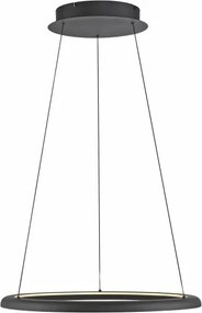 Schöner Wohnen 15570-18-LED QUILLO, lustră suspendată pe cablu LED, dimabilă, 36 W, 230 V, Ø 60 cm, negru