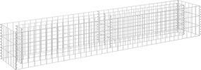 vidaXL Strat înălțat gabion, 180 x 30 x 30 cm, oțel galvanizat