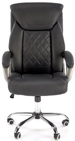 Scaun de birou Helder piele ecologica negru H120 cm