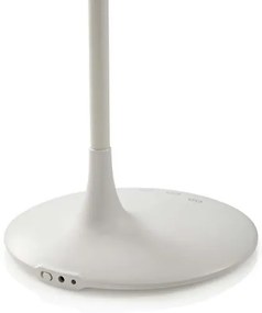 Nedis LTLG3M1WT4 - Lampă de birou LED reglabilă 6W, 5V, 2200 mAh albă