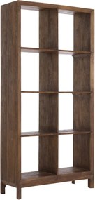 Bibliotecă în culoare naturală din lemn masiv de mango 95x190 cm Sondrio – Light &amp; Living