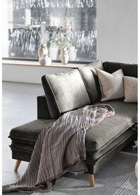 Colțar gri închis extensibil (cu colț pe partea stângă ) Charming Charlie – Miuform