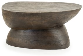 Masuta de cafea Cobble din lemn brun 75x59x35 cm