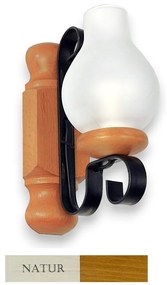 Aplica de perete rustica fabricata manual din lemn Rustic WOOD-RU-AP1