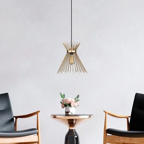 Lustră aurie din metal Izmir – Squid Lighting