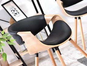 Scaun Bjorn K (stejar negru + stejar). 1110932