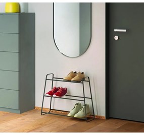 Pantofar din metal cu 2 nivele Metaltex Derby, negru