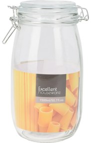 Borcan cu capac EH din sticlă, 1,5 l, 1,5 l